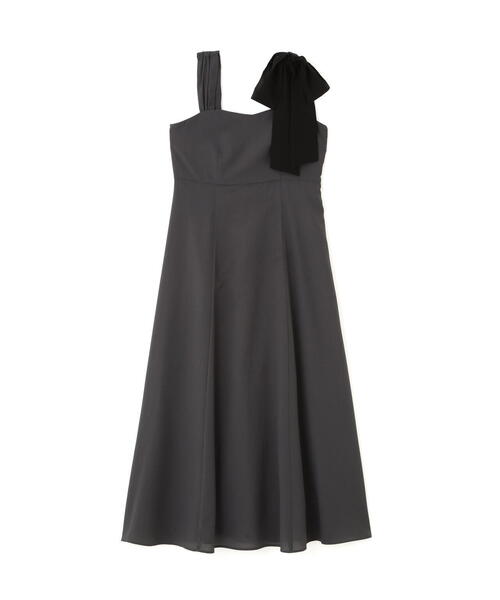 PROPORTION BODY DRESSING(プロポーションボディドレッシング)の「<E>片リボンキャミワンピース / 1215247900(ワンピース・レディース・ダークグレー/ベージュ・P/S/MEDIUM)」の3枚目の写真