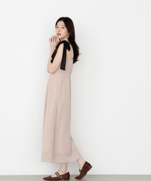 PROPORTION BODY DRESSING(プロポーションボディドレッシング)の「<E>片リボンキャミワンピース / 1215247900(ワンピース・レディース・ダークグレー/ベージュ・P/S/MEDIUM)」の12枚目の写真
