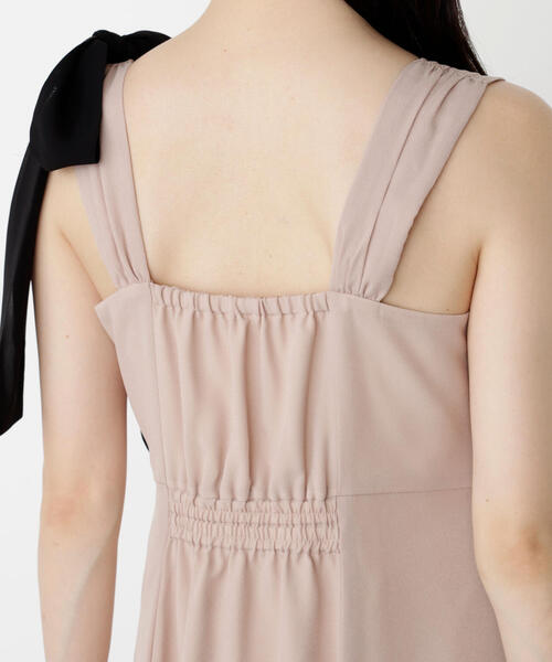 PROPORTION BODY DRESSING(プロポーションボディドレッシング)の「<E>片リボンキャミワンピース / 1215247900(ワンピース・レディース・ダークグレー/ベージュ・P/S/MEDIUM)」の19枚目の写真