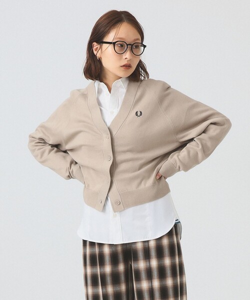 セール】FRED PERRY / V-Neck Cardigan [手洗い可]（カーディガン
