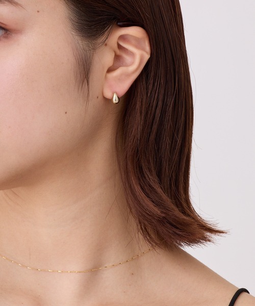 CALIN　STANDARD（カリンスタンダード）の「◆金属アレルギー対応◆◆made in japan◆【高品質ポスト】ドロップ　ジルコニアセラミックポストピアス（ピアス（両耳用）・レディース・ゴールド/ピンクゴールド/シルバー・FREE）」の6枚目の写真