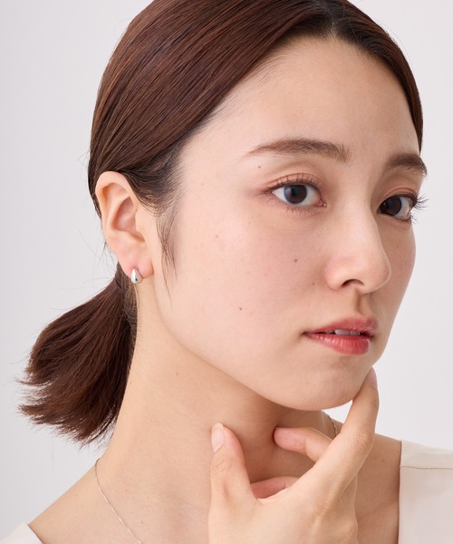 CALIN　STANDARD（カリンスタンダード）の「◆金属アレルギー対応◆◆made in japan◆【高品質ポスト】ドロップ　ジルコニアセラミックポストピアス（ピアス（両耳用）・レディース・ゴールド/ピンクゴールド/シルバー・FREE）」の10枚目の写真