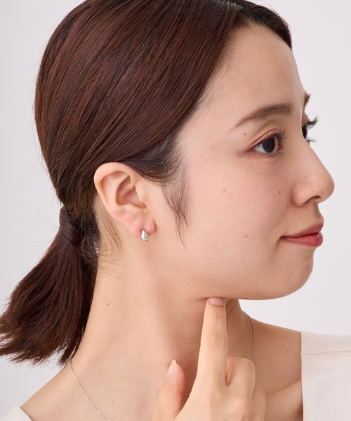 CALIN　STANDARD（カリンスタンダード）の「◆金属アレルギー対応◆◆made in japan◆【高品質ポスト】ドロップ　ジルコニアセラミックポストピアス（ピアス（両耳用）・レディース・ゴールド/ピンクゴールド/シルバー・FREE）」の11枚目の写真