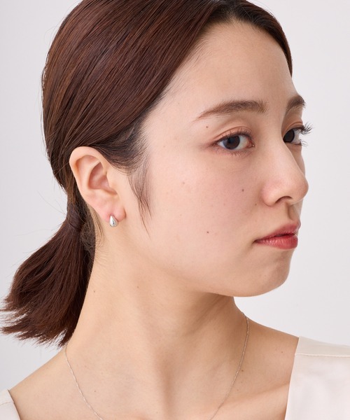 CALIN　STANDARD（カリンスタンダード）の「◆金属アレルギー対応◆◆made in japan◆【高品質ポスト】ドロップ　ジルコニアセラミックポストピアス（ピアス（両耳用）・レディース・ゴールド/ピンクゴールド/シルバー・FREE）」の12枚目の写真