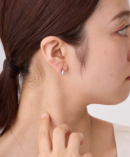 CALIN　STANDARD（カリンスタンダード）の「◆金属アレルギー対応◆◆made in japan◆【高品質ポスト】ドロップ　ジルコニアセラミックポストピアス（ピアス（両耳用）・レディース・ゴールド/ピンクゴールド/シルバー・FREE）」の13枚目の写真