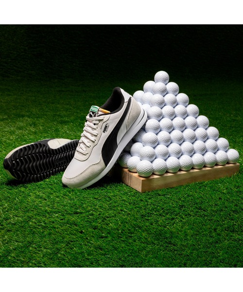 PUMA(プーマ)の「PUMA プーマ メンズ ゴルフ プーマ ヘルシンキ スパイクレスシューズ(スニーカー・メンズ・ベージュ系その他/ブラック/ホワイト×ブラック・25.5cm/25.0cm/26.0cm/27.5cm/27.0cm/26.5cm/30.0cm/29.5cm/28.5cm/29.0cm/28.0cm)」の20枚目の写真