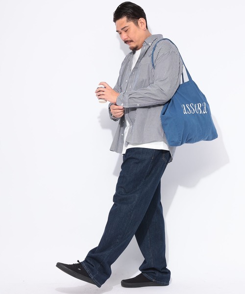 B&T CLUB（ビーティークラブ）の「B＆T CLUB (ビーアンドティークラブ) みつぼしシャツ 無地＆柄 ナチュラル ストレッチ ツイルボタンダウン 長袖 シャツ（シャツ/ブラウス・メンズ・ネイビー/C/ダークネイビー/A/B/ブルー/グレー/ブラック/ワイン/ホワイト×ブラック/ダークブルー/グリーン・X3(6L～7L)/X2(4L～5L)/X1(3L～4L)）」の16枚目の写真
