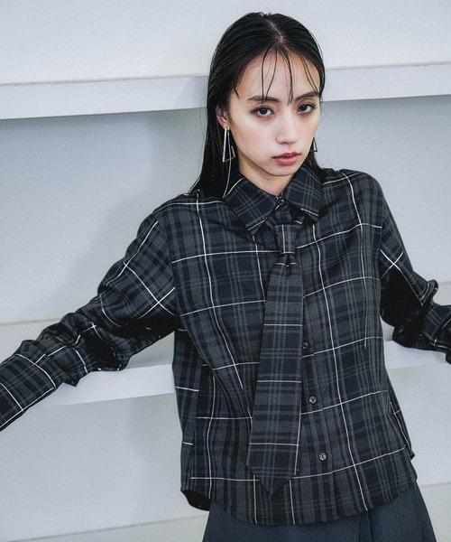 コンパクトネクタイシャツ(HARE)（シャツ/ブラウス）｜HARE（ハレ）の