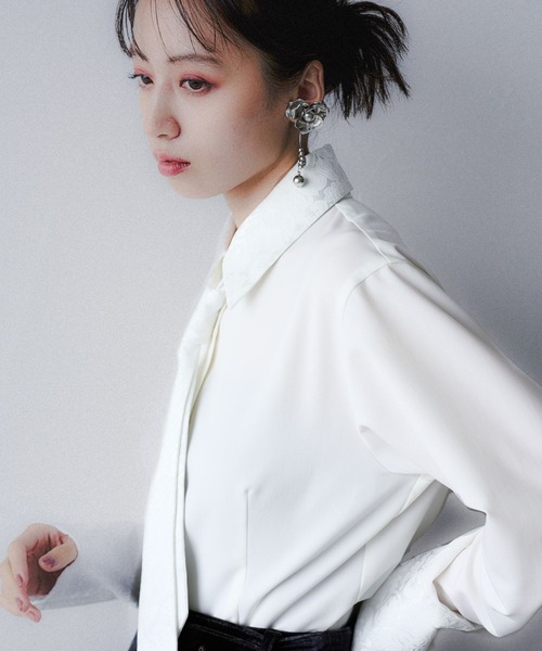 HARE ジャガードSETショートシャツ HARE ジャガードネクタイSET