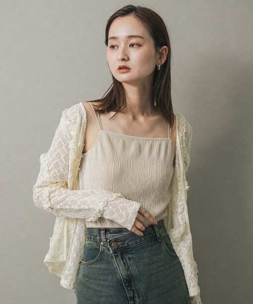 セール】ベロアキャミソール（キャミソール）｜SENSE OF PLACE by