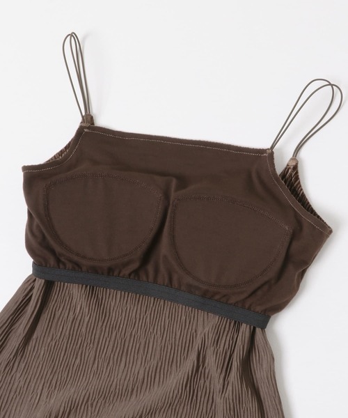 SENSE OF PLACE by URBAN RESEARCH（センスオブプレイスバイアーバンリサーチ）の「ベロアキャミソール（キャミソール・レディース・ブラウン/チャコールグレー/アイボリー・ONE）」の13枚目の写真
