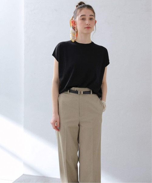 La TOTALITE（ラトータリテ）の「《追加2》【洗える】ウォッシャブルフレンチプルオーバー（ニット/セーター・レディース・ブラウン/キャメル/ブラック・FREE）」の20枚目の写真