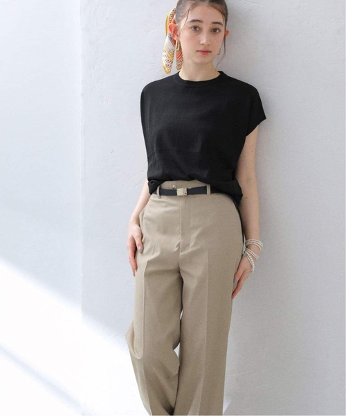 La TOTALITE（ラトータリテ）の「《追加2》【洗える】ウォッシャブルフレンチプルオーバー（ニット/セーター・レディース・ブラウン/キャメル/ブラック・FREE）」の21枚目の写真