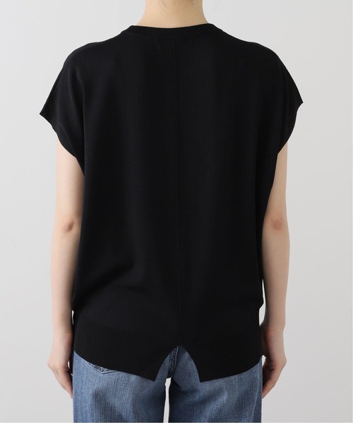 La TOTALITE（ラトータリテ）の「《追加2》【洗える】ウォッシャブルフレンチプルオーバー（ニット/セーター・レディース・ブラウン/キャメル/ブラック・FREE）」の5枚目の写真