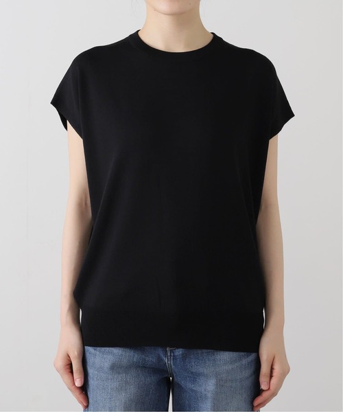 La TOTALITE（ラトータリテ）の「《追加2》【洗える】ウォッシャブルフレンチプルオーバー（ニット/セーター・レディース・ブラウン/キャメル/ブラック・FREE）」の10枚目の写真