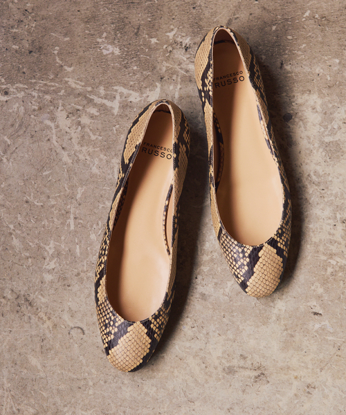 VERMEIL par iena(ヴェルメイユパーイエナ)の「FRANCESCO RUSSO フランチェスコルッソ BALLERINA R1P742(その他シューズ・レディース・A・39/38/36/37)」の10枚目の写真