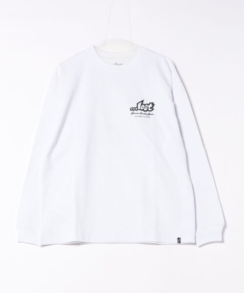 lost（ロスト）の「ムラサキスポーツ限定【...LOST/ロスト】長袖 Tシャツ ロンT メンズ バックプリント ペイズリー柄 SPACER LS TEE L25F-2202（Tシャツ/カットソー・メンズ・ホワイト/オレンジ・M/L/XL）」の3枚目の写真