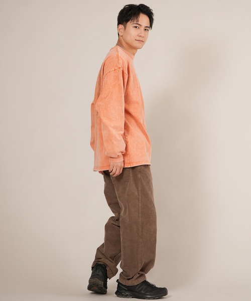 lost（ロスト）の「ムラサキスポーツ限定【...LOST/ロスト】長袖 Tシャツ ロンT メンズ バックプリント ペイズリー柄 SPACER LS TEE L25F-2202（Tシャツ/カットソー・メンズ・ホワイト/オレンジ・M/L/XL）」の15枚目の写真