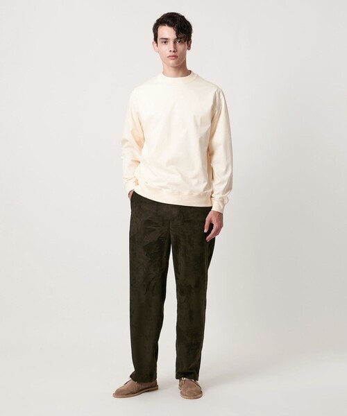UNITED ARROWS（ユナイテッドアローズ）の「スエードライク オールギャザー リラックス イージーパンツ（その他パンツ・メンズ・オリーブ/ブラック・XL/M/L/S）」の6枚目の写真