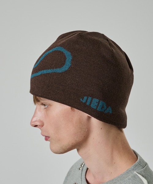 Jieda（ジエダ）の「【JieDa】J LOGO KNIT CAP（ニットキャップ/ビーニー・メンズ・ブラウン/ブラック・FREE）」の4枚目の写真