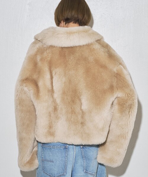 Whim Gazette(ウィムガゼット)の「【GEMINI】ファーコート(その他アウター・レディース・ベージュ・FREE)」の18枚目の写真