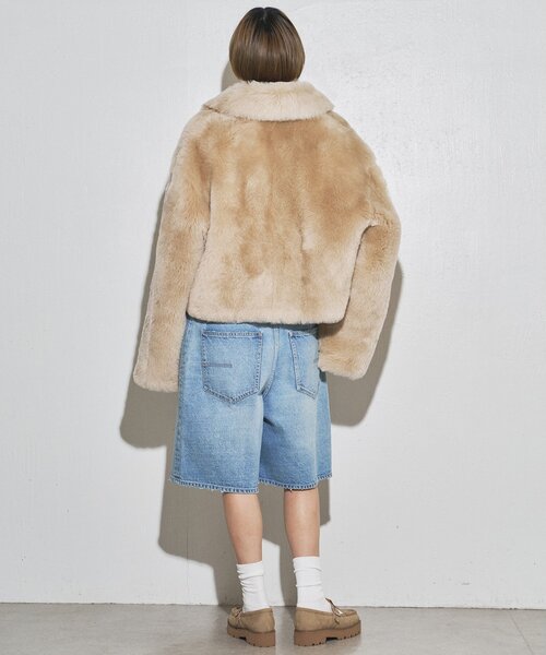 Whim Gazette(ウィムガゼット)の「【GEMINI】ファーコート(その他アウター・レディース・ベージュ・FREE)」の17枚目の写真
