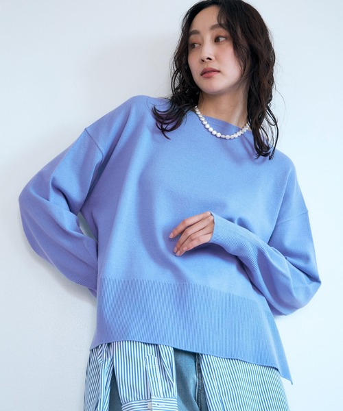 セール】毛玉しらずボートプルオーバー/571778（ニット/セーター