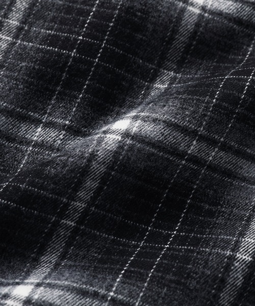 MSG（エムエスジー）の「ボックスシルエット ショート丈 マルチチェック長袖シャツ（シャツ/ブラウス・メンズ・ブラック/ネイビー/ライトブルー/ブルー/ピンク/ブラウン/ベージュ系/ピンク系/ブラック系/ブルー系・XL/L/M/S）」の13枚目の写真