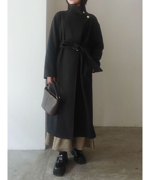 美品　LAGUNAMOON ラベンダー チェスターコート　46000円 美品 LAGUNAMOON ラベンダー チェスターコート 46000円 2WAY