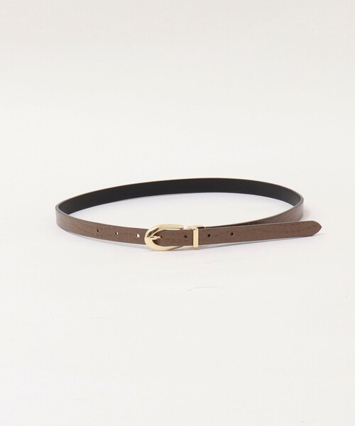 NOLLEY’S（ノーリーズ）の「リバーシブルベルト（ベルト・レディース・ダークブラウン/ブラック/カーキ・FREE）」の9枚目の写真