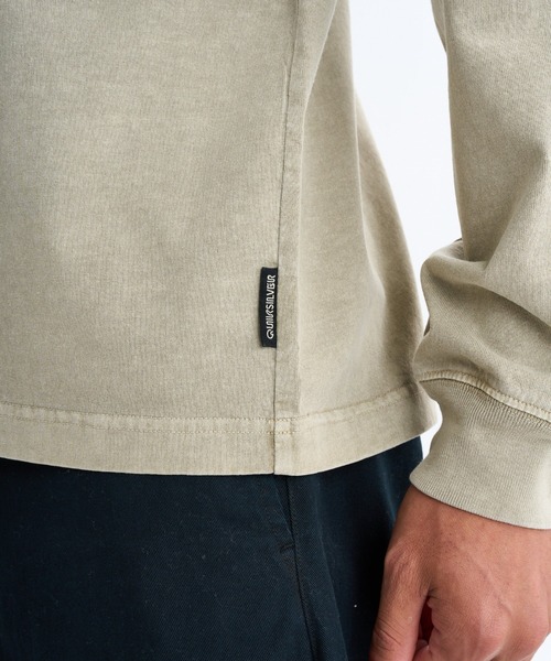 Quiksilver（クイックシルバー）の「BW BUBBLE POCKET LT/クイックシルバーポケット付き長袖ロンT（Tシャツ/カットソー・メンズ・ホワイト/ブラック/ベージュ・LARGE/X-LARGE/SMALL/MEDIUM）」の14枚目の写真