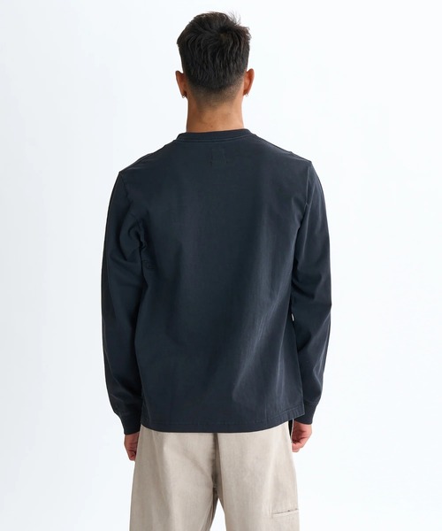 Quiksilver（クイックシルバー）の「BW BUBBLE POCKET LT/クイックシルバーポケット付き長袖ロンT（Tシャツ/カットソー・メンズ・ホワイト/ブラック/ベージュ・LARGE/X-LARGE/SMALL/MEDIUM）」の7枚目の写真