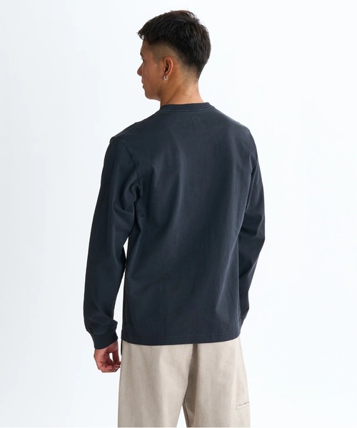 Quiksilver（クイックシルバー）の「BW BUBBLE POCKET LT/クイックシルバーポケット付き長袖ロンT（Tシャツ/カットソー・メンズ・ホワイト/ブラック/ベージュ・LARGE/X-LARGE/SMALL/MEDIUM）」の9枚目の写真