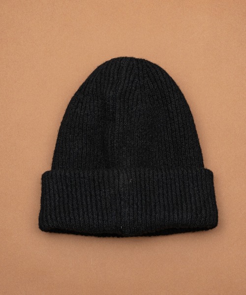 Zooodle(ズードル)の「Logo stitch beanie - ロゴステッチビーニー -(ニットキャップ/ビーニー・メンズ・ブラック/ブラウン・FREE)」の19枚目の写真