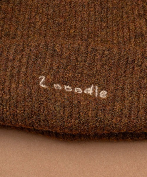 Zooodle(ズードル)の「Logo stitch beanie - ロゴステッチビーニー -(ニットキャップ/ビーニー・メンズ・ブラック/ブラウン・FREE)」の21枚目の写真