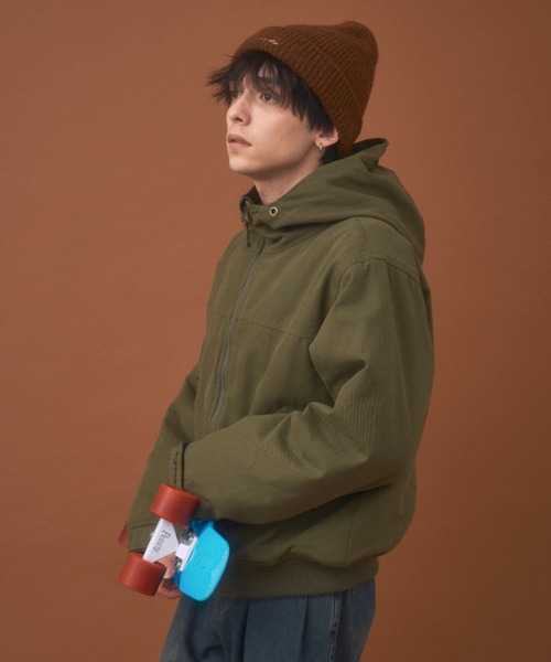 Zooodle(ズードル)の「Logo stitch beanie - ロゴステッチビーニー -(ニットキャップ/ビーニー・メンズ・ブラック/ブラウン・FREE)」の13枚目の写真