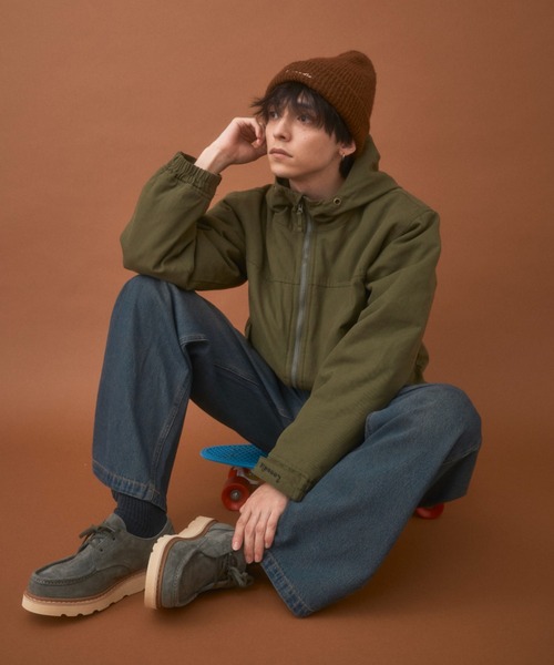 Zooodle(ズードル)の「Logo stitch beanie - ロゴステッチビーニー -(ニットキャップ/ビーニー・メンズ・ブラック/ブラウン・FREE)」の17枚目の写真