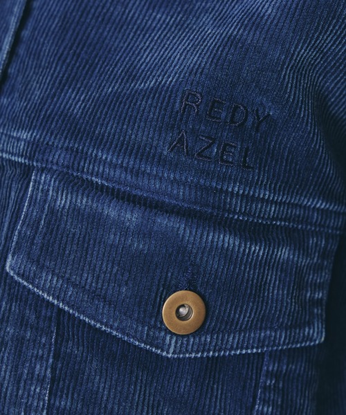 REDYAZEL（レディアゼル）の「【セットアップ可能】ヴィンテージライクコーデュロイジャケット（スーツジャケット・レディース・ネイビー/キャメル/ダークブラウン・FREE）」の21枚目の写真