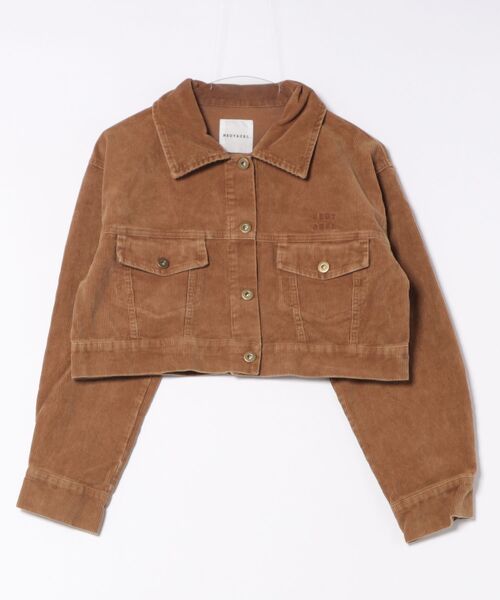 REDYAZEL（レディアゼル）の「【セットアップ可能】ヴィンテージライクコーデュロイジャケット（スーツジャケット・レディース・ネイビー/キャメル/ダークブラウン・FREE）」の8枚目の写真