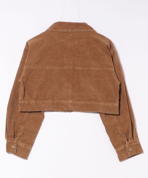 REDYAZEL（レディアゼル）の「【セットアップ可能】ヴィンテージライクコーデュロイジャケット（スーツジャケット・レディース・ネイビー/キャメル/ダークブラウン・FREE）」の9枚目の写真