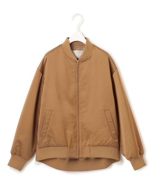 ICB(アイシービー)の「マットサテン MA-1ブルゾン(ブルゾン・レディース・黄土色系/ライトイエロー系/ブラック系・0/6/4/2)」の17枚目の写真