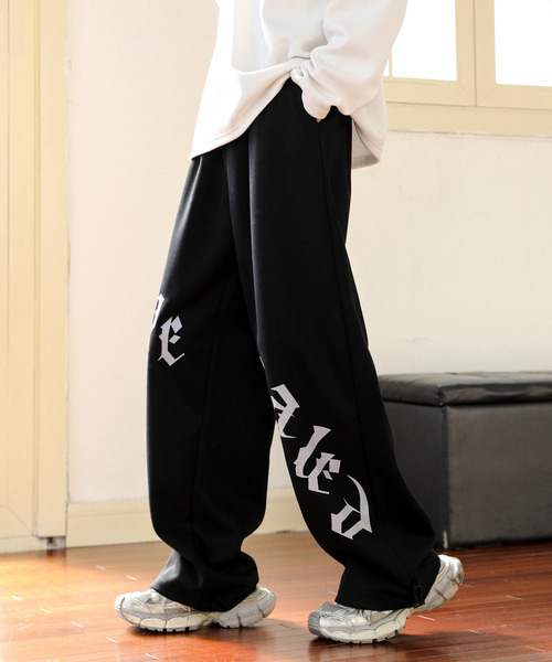 neos（ネオス）の「【neos】ルーズシルエット ロゴ プリント バルーン スウェット パンツ（スウェットパンツ・メンズ・ブラック/グレー・MEDIUM/LARGE/X-LARGE）」の7枚目の写真