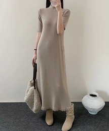 BANICO（バニコ）の「【BANICO】5分袖 ニット マキシワンピース (SS)（ワンピース）」