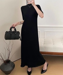 BANICO（バニコ）の「【BANICO】5分袖 ニット マキシワンピース (SS)（ワンピース）」