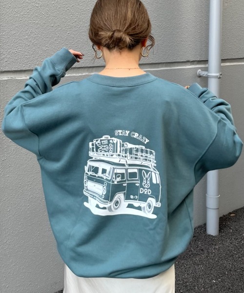 DOD（ディーオーディー）の「【DOD】【ユニセックス】クルマノタビット（スウェット・レディース・オレンジ/ブルー/ベージュ/グレー/チャコールグレー・MEDIUM/X-LARGE/LARGE）」の5枚目の写真