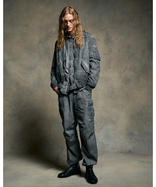 wjk（ダヴルジェイケイ）の「dyed regular shirt（シャツ/ブラウス・メンズ・ダークグレー/ライトグレー/ライトブルー・SMALL/MEDIUM/LARGE/X-LARGE）」の16枚目の写真