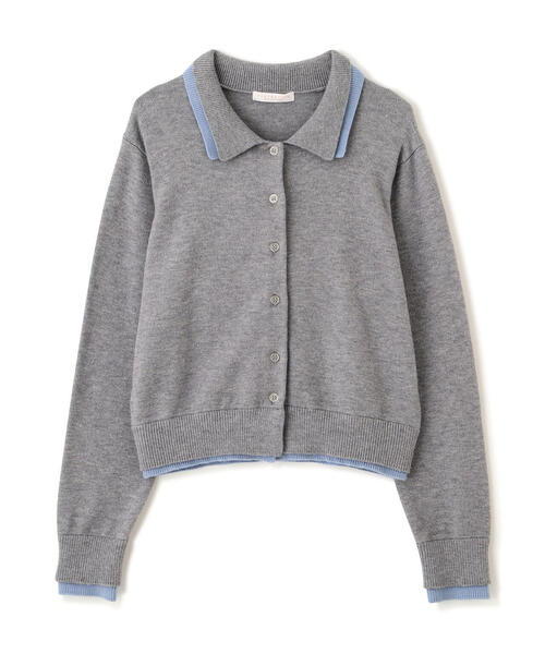 PROPORTION BODY DRESSING(プロポーションボディドレッシング)の「<ウォッシャブル>ポロレイヤード風ニット / 1215274004(カーディガン/ボレロ・レディース・グレー系その他/ベージュ/ネイビー・FREE)」の20枚目の写真