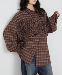 WILLFULLY ニット ビスチェ シャツ ブラウス ブラウン 茶色 ニット セーター willfully ブラウン WILLFULLY ニット ビスチェ