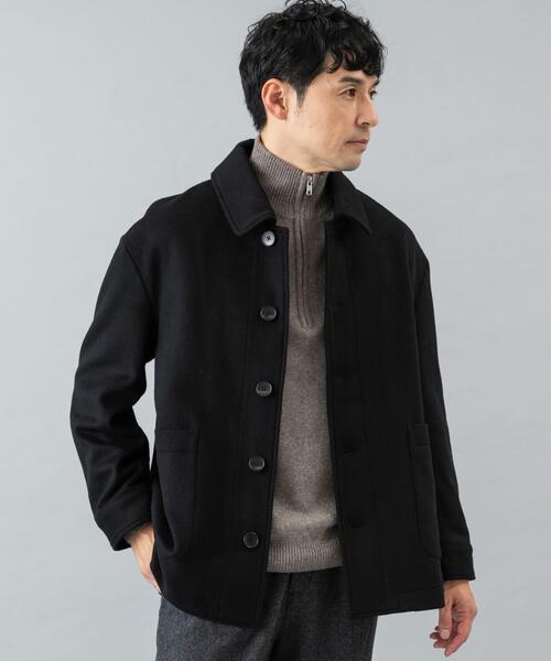 URBAN RESEARCH ROSSO MEN（アーバンリサーチロッソメン）の「スーパー100 シングルPコート（ピーコート・メンズ・ブラック/チャコールグレー/ネイビー・LARGE/MEDIUM）」の18枚目の写真