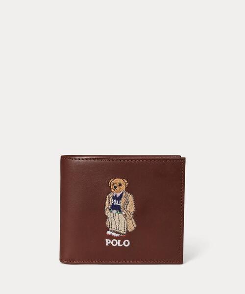 Polo ベア レザー ビルフォールド ウォレット